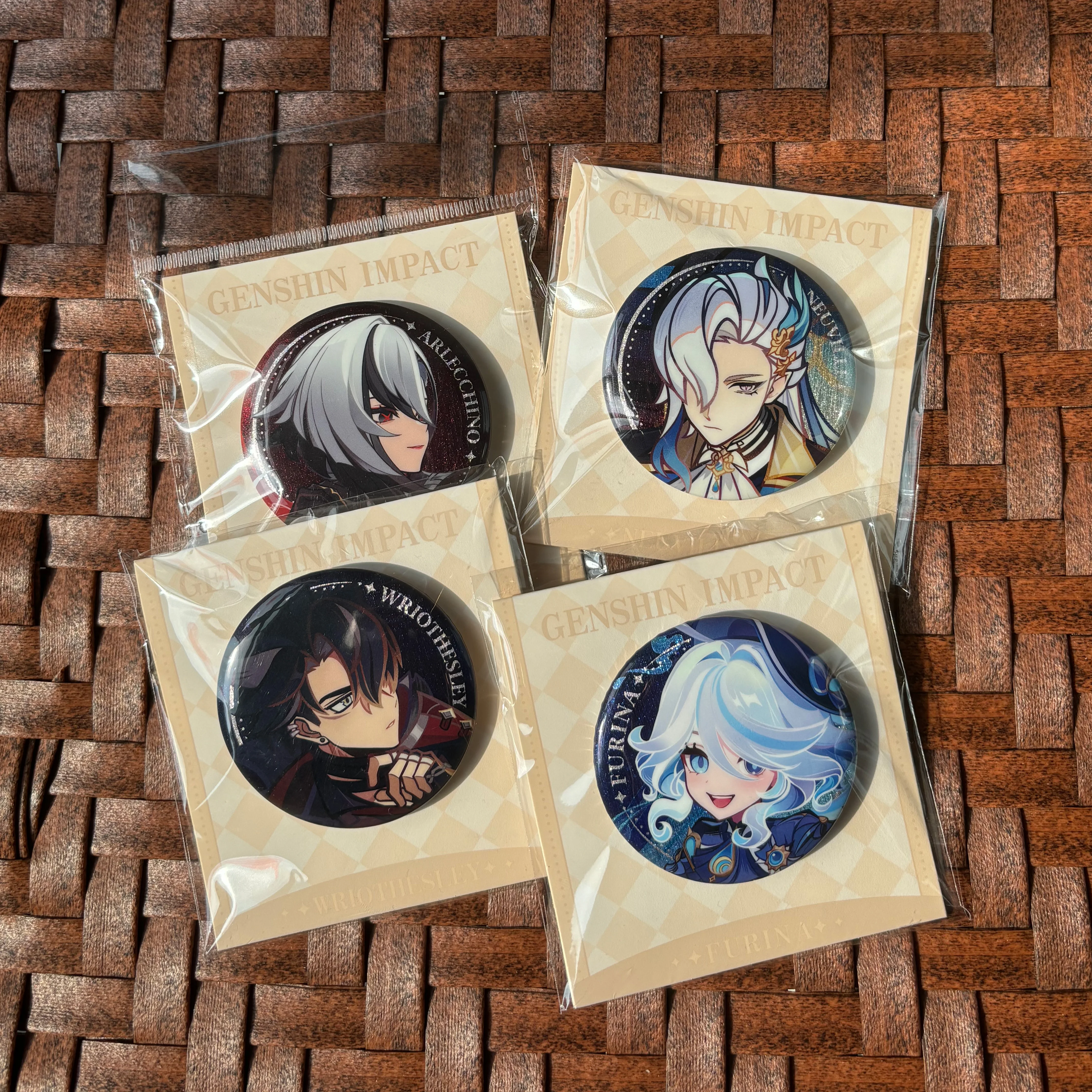 Sunsyea Genshin Impact Official Merch miHoYo Original Authentic Version Preview Series Badge Wanderer Klee Kaveh Kinich