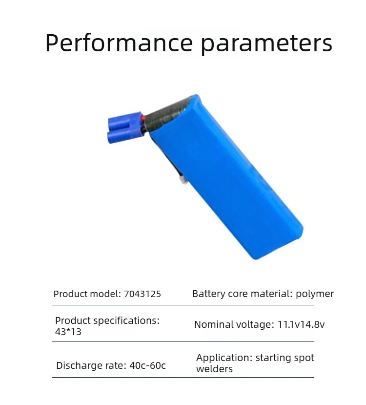 11.1V 14.8V 40C 7242125 Replacement Core Battery Pack For High Multiplier Emergency Rescue Ignition Starter