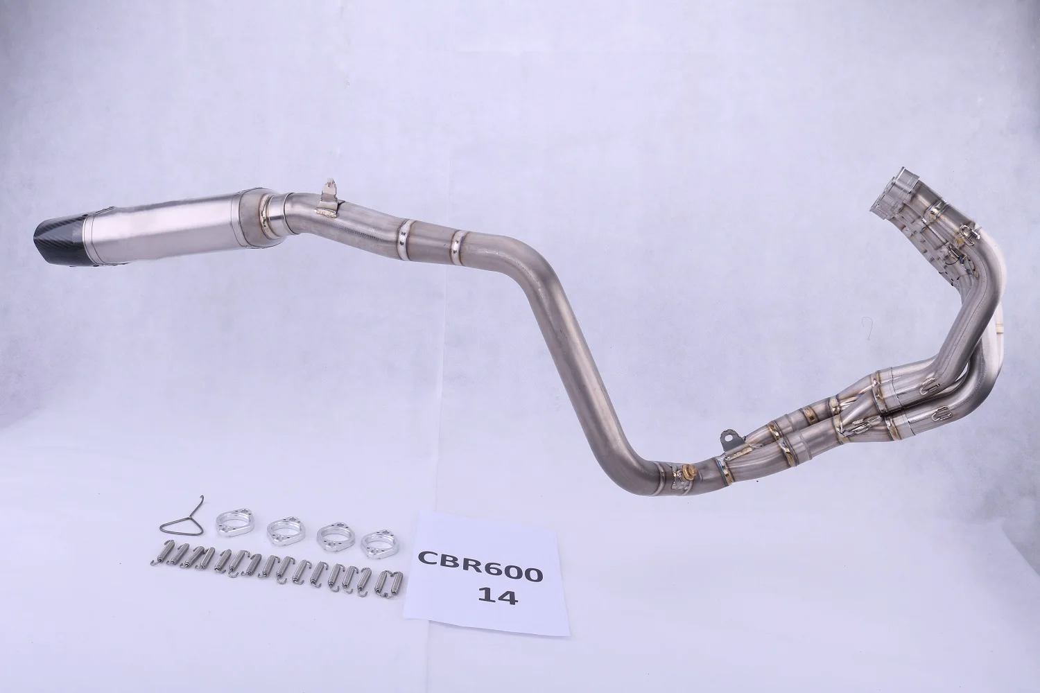 High Performance After Market Modified Titanium Stainless Steel Motorcycle Exhaust Pipe System for 650cc  Bike, Escape Parts