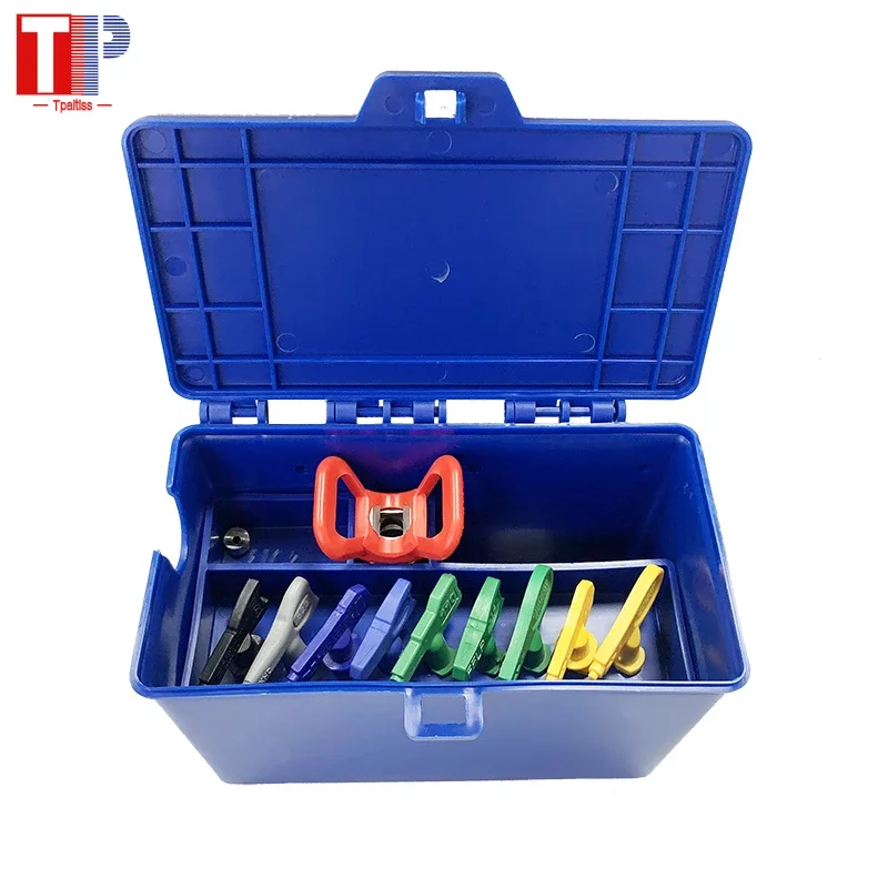 HYVST Portable Tool Box for Airless Paint Sprayer Painting Machine Blue Black Color Multifunctional Storage Box