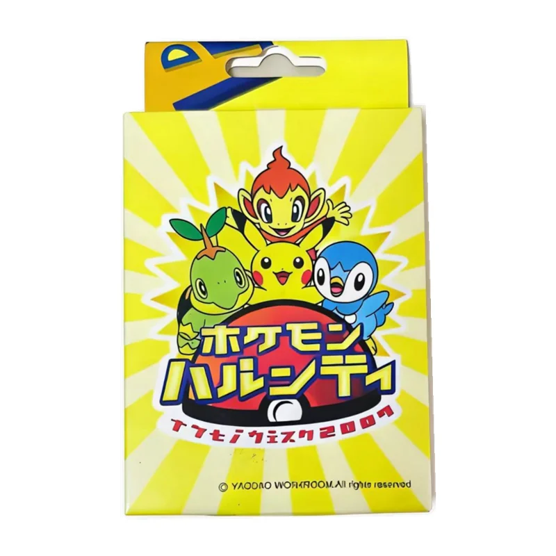 

Карточная игра в покер с персонажами Покемон, настольные игры, детские игрушки, набор карт для детей, милый мультяшный Пикачу, подарки, игрушки