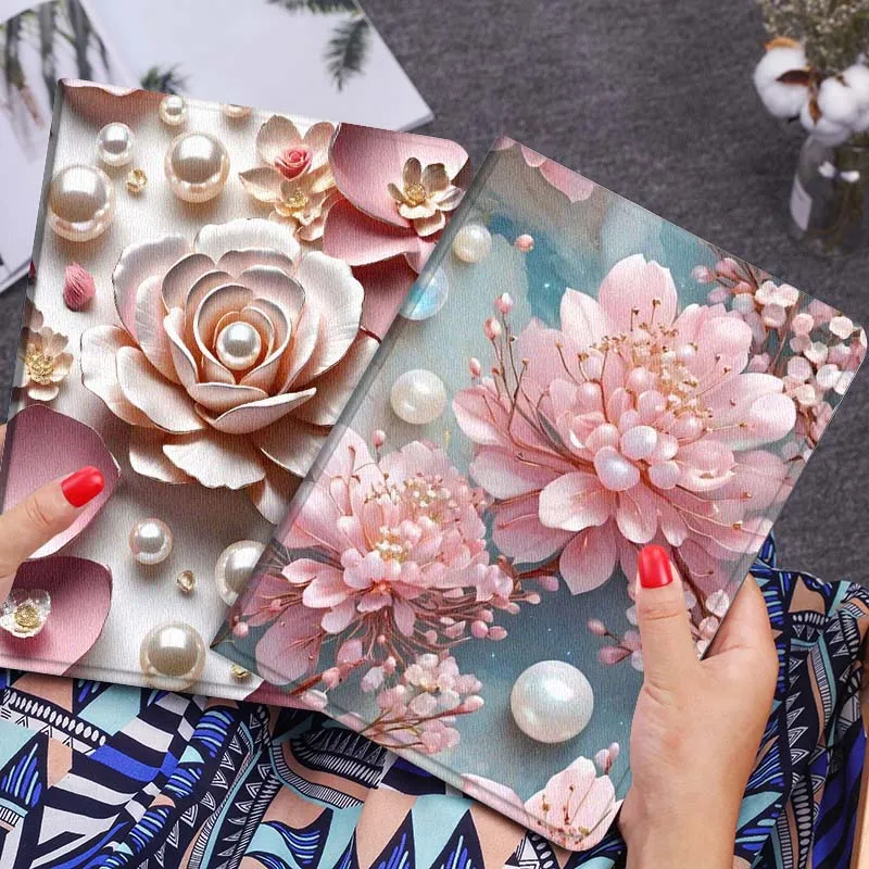 

Flower Luxury Color Sparkling Gift For Xiaomi Redmi Mi Poco Pad 2 5 6s 7 7s Ultra Pro Max 14 12.4 12.1 inch Soft Tablet Case