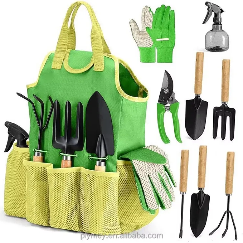 8 Piece Outdoor Garden Tools Kit Home Gardening Hand Tools Shovel Gardening rake