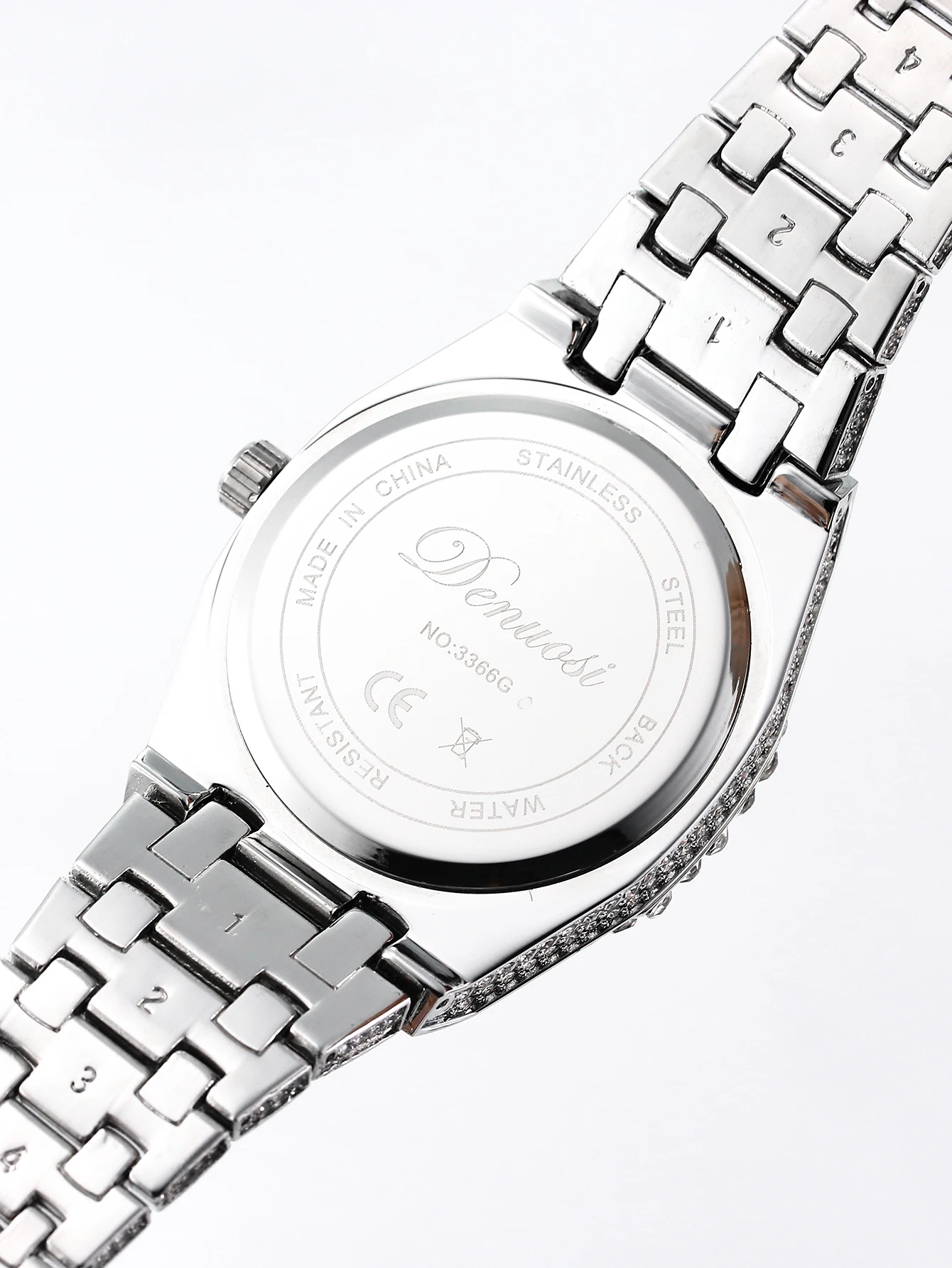Luxury diamond set men wristwatch High quality heavy watch Waterproof Fasion business Satinless Quartz watch for men