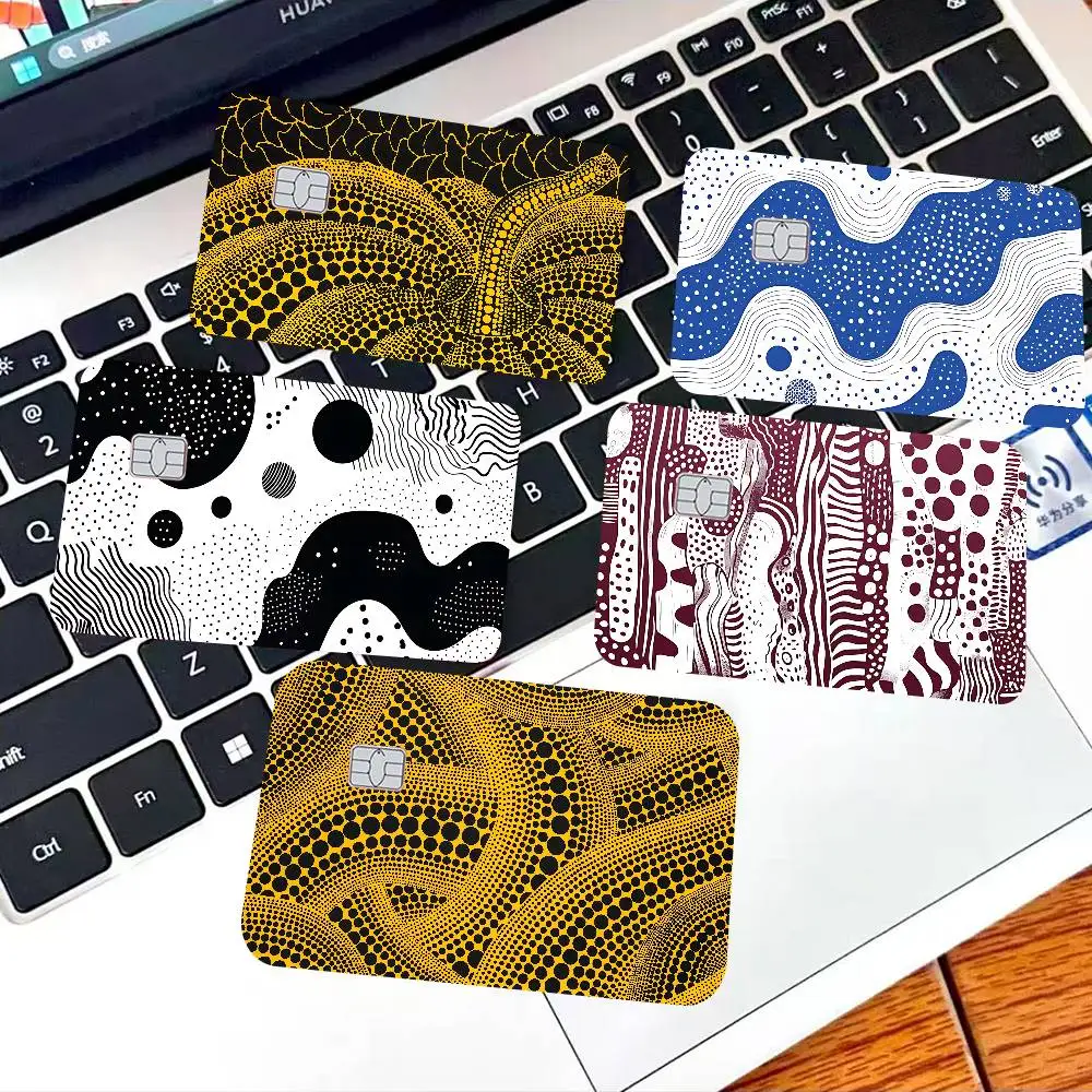 Y-Yayoi K-Kusama Art 100% Hot Sale Amine Credit Debit Bank Card Bus Card Film Skin Sticker