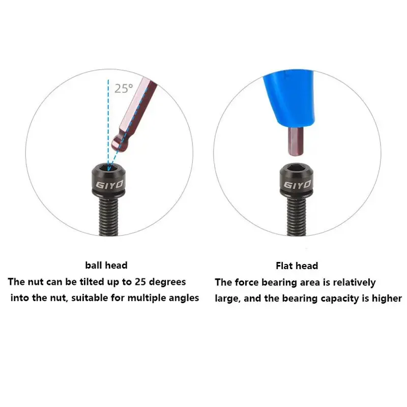 T25 3/4/5/6MM Chiave a brugola per bici Manico in plastica esteso a forma di T con doppie estremità Strumenti di riparazione multifunzionali per