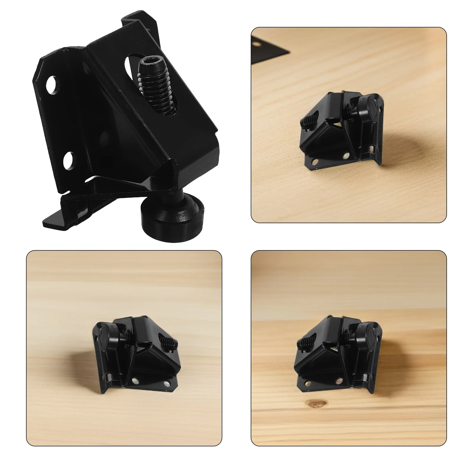

4Pcs Adjustable Furniture Levelers Heavy Duty Cabinet Feet Non-Slip Table Leg Extenders Floor Protector Pads for Chairs
