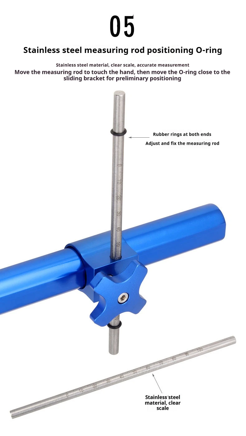 TOOPRE Rennrad-Schaltwerk-Ausrichtungswerkzeug Fahrrad-Schaltkopfhalterung Lenkerhöhen-Winkel Links-Rechts Symmetrischer Einsteller – Detail 11