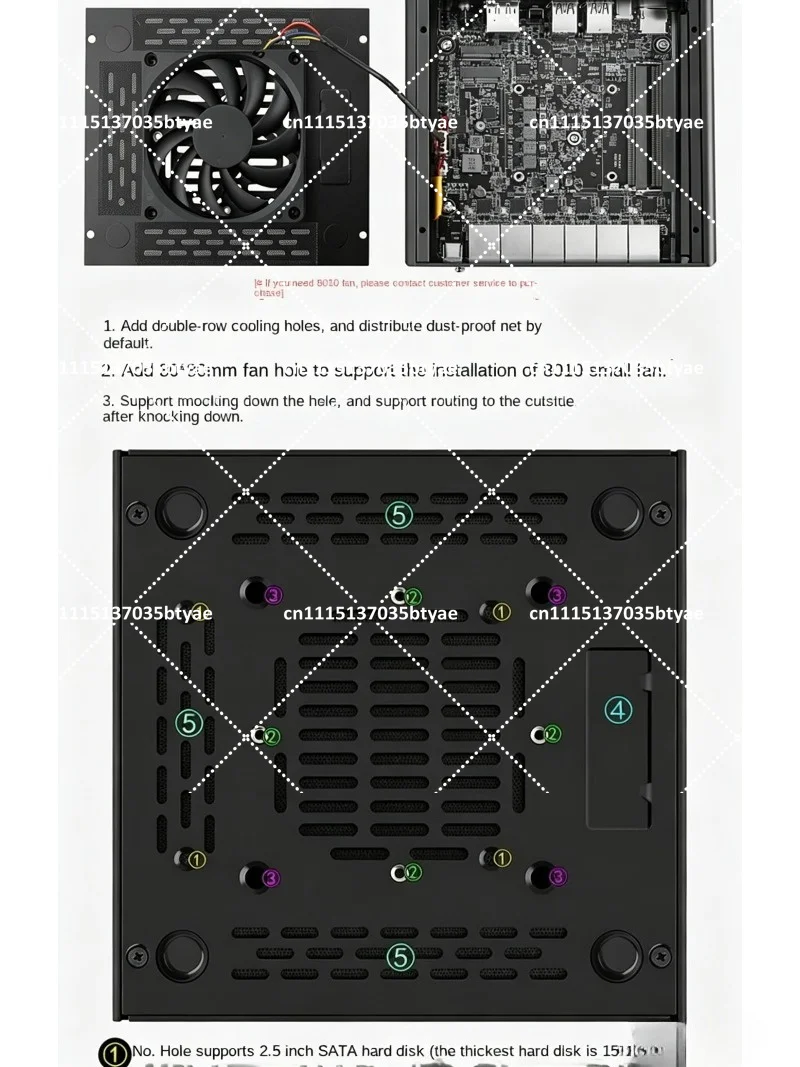 12th generation 8505 mini host, six port soft router ESXI PVE iStore Synology Win