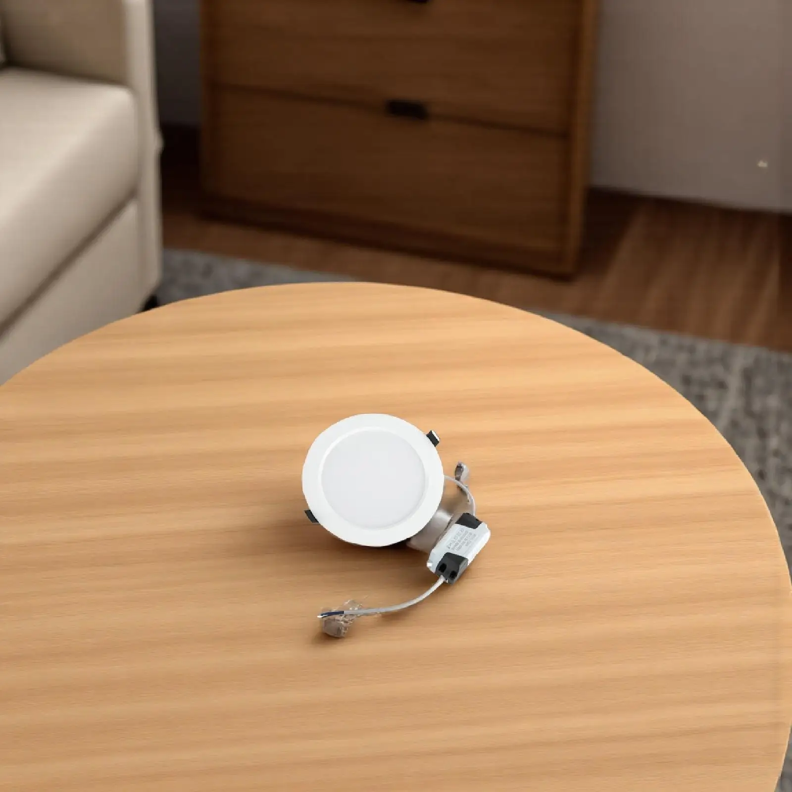 

Dimmable Led Recessed Downlight 9W 4 Inch Round Ceiling Light For Living Room Bedroom Kitchen Bathroom Remote Control