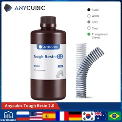 ANYprofits ic BIC-Résine UV Flexible et Résistante pour Imprimante 3D, Matériaux d'Impression pour Photon Mono, Haute Dureté, 2.0 nm, 405nm