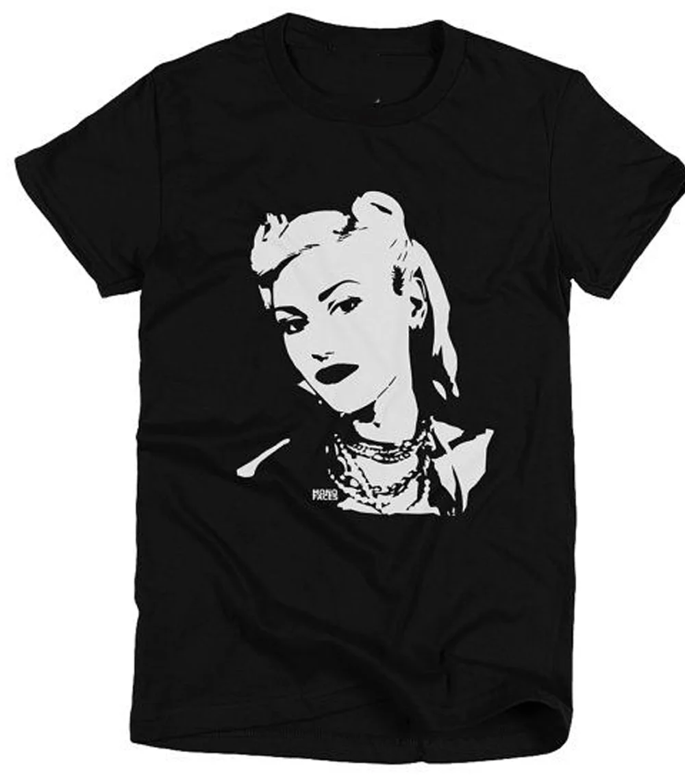 Gwen Stefani artwork black T-shirt short sleeve All sizes S-5Xl 1F269