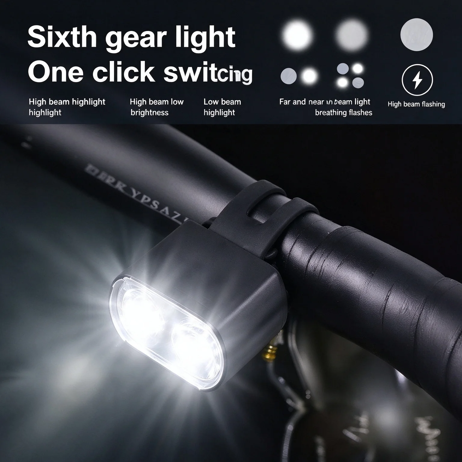 Bicycle Headlights Taillights Waterproof MTB Bike Lamp Battery Powered Warn Cycling Tail Light LED Headlight Rear Lamp For Adult