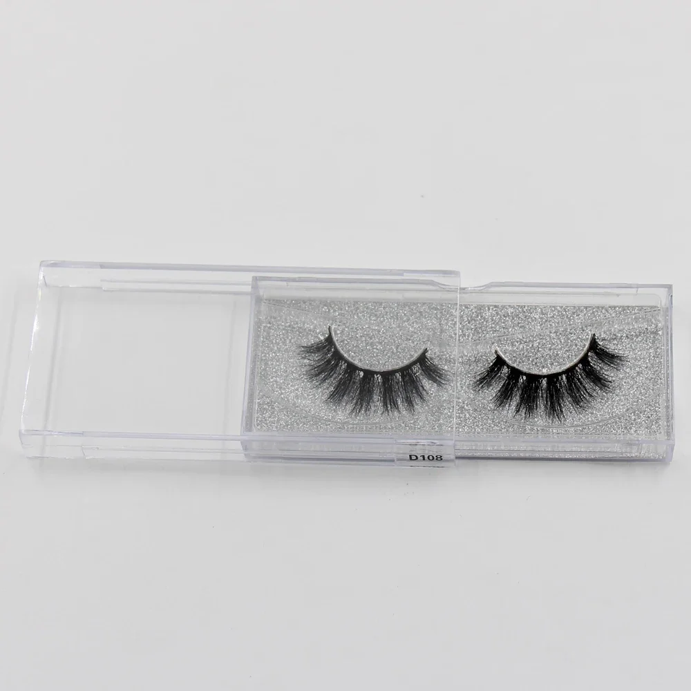 AMAOLASH Mink Lashes 3D Mink Eyelashes Ręcznie robione rzęsy z pełnym paskiem 1 para sztucznych rzęs o dużej objętości Makijaż Przedłużanie rzęs