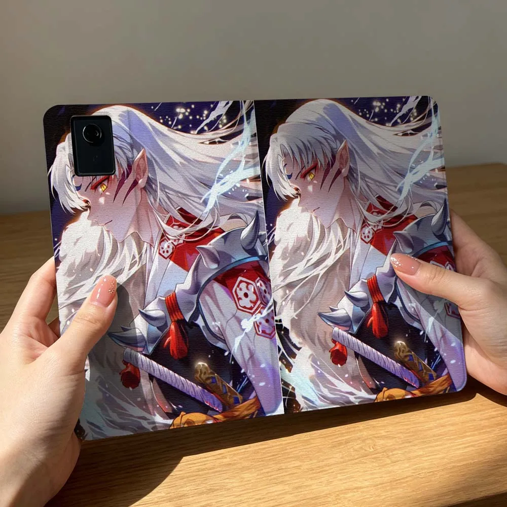 Sesshomaru Anime Dog Fashion For Xiaomi Poco Redmi Pad 8 2 4 5 6 6S 7 7S SE Pro 14 11 11.2 12.1 12.5 Inch Tablet Case