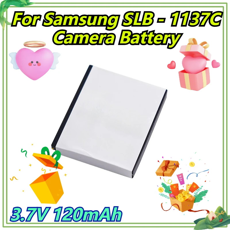 

3.7V 120mAh For Samsung SLB - 1137C Camera Battery