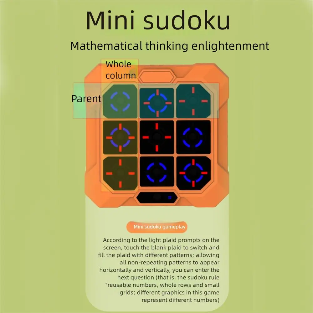 

6in 1 TIC-TAC-TOE Bolt Game Intelligent Memory Training Montessori Puzzle Table Game Thinking Exercise Educational