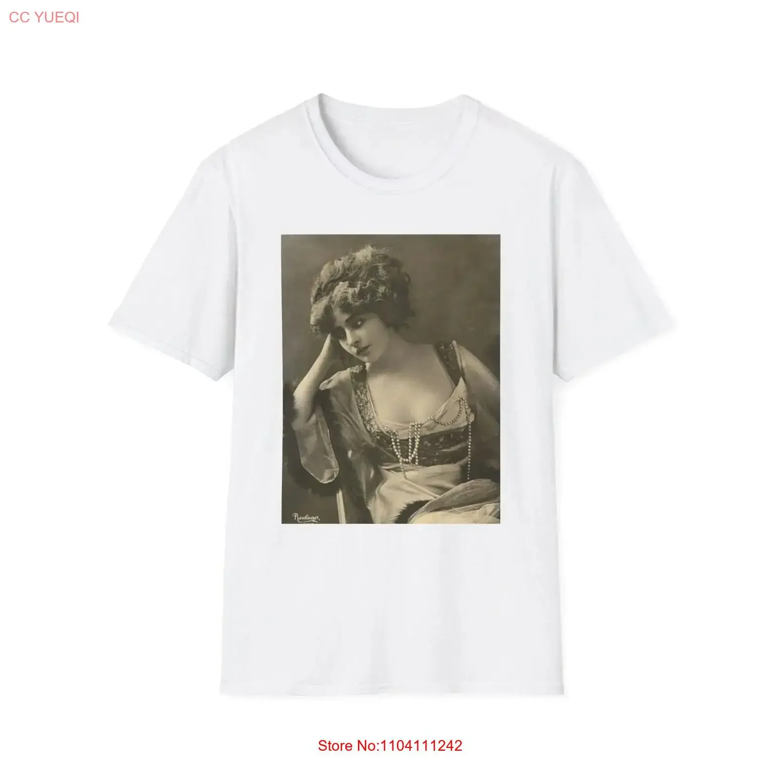 

Victorian Lady Softstyle T Shirt Vintage Inspired Retro Fashion Classic Style Top Historical Women vintage Washed homme