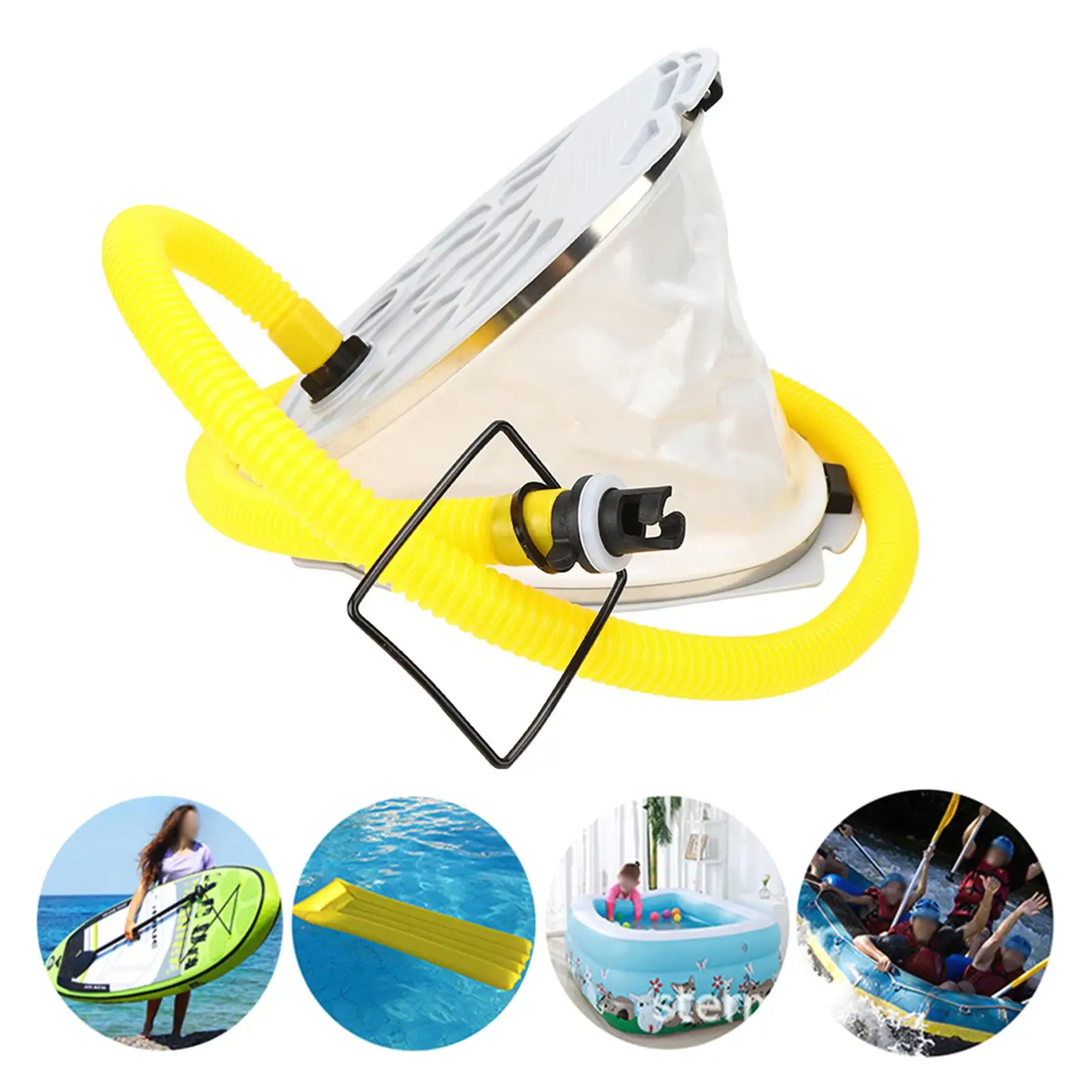 Portable Foot Air Pump for Inflatable Boat Kayak Swim Mattress