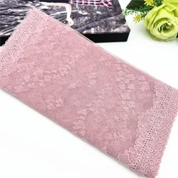 3y/lot Width 26cm Soft Blush Pink Shiny Elastic Stretch Lace Trim For Lingerie Sewing Craft DIY Apparel Fabric Garment Accessory