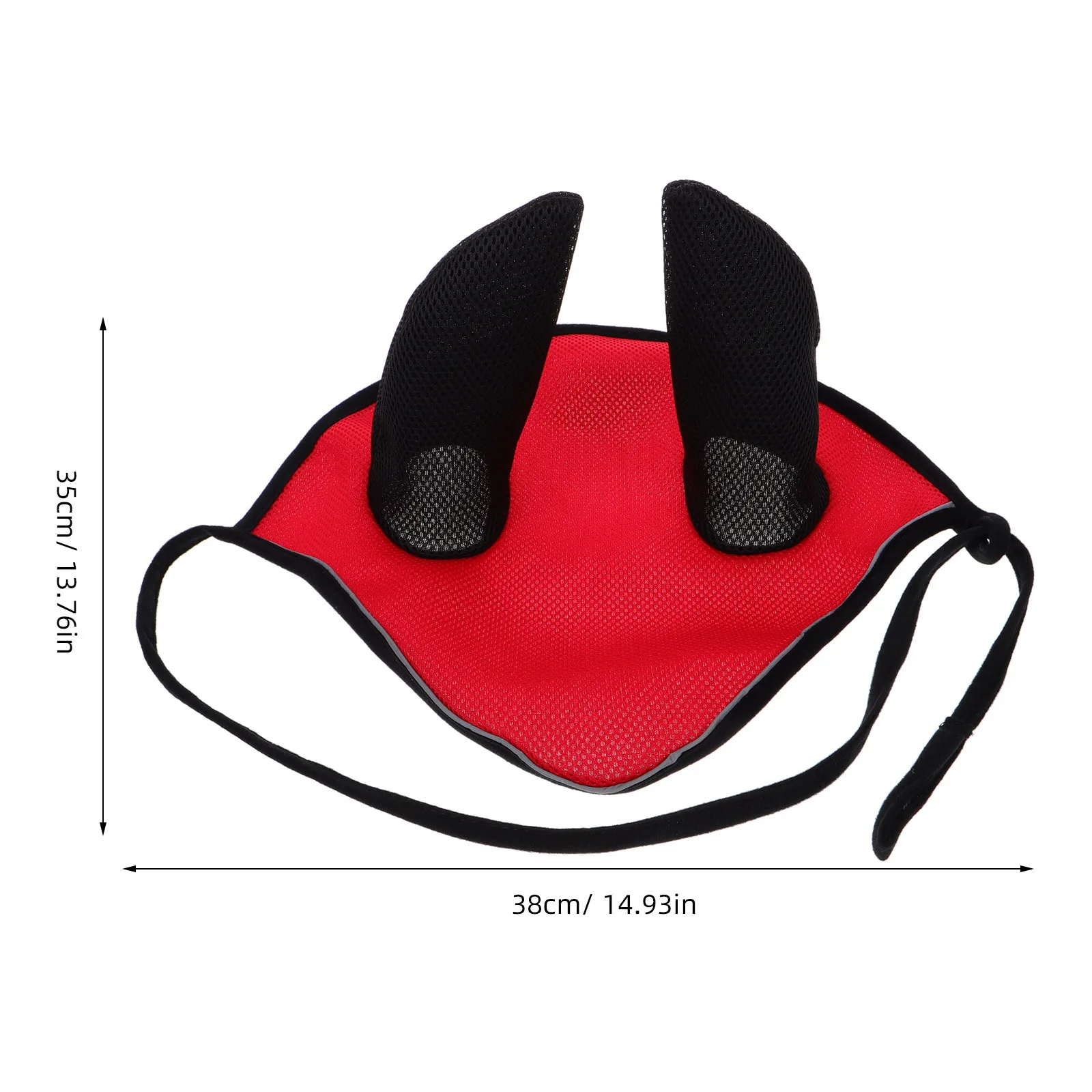 تنفس الأذن بونيه الخيول يطير قناع الحصان الأذن قناع في الهواء الطلق واقية والعتاد شبكة غطاء من القماش