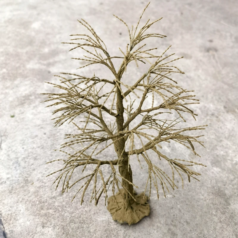 model tree trunk wire tree model handmade tree simulation tree powder production miniature tree scale model train layout