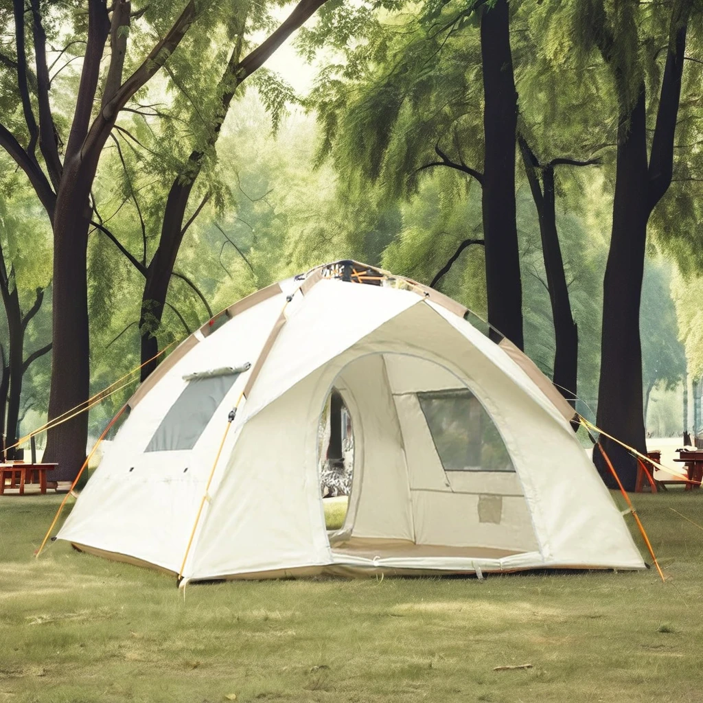 

Wholesale Hiking Waterproof Automatic Setup 2 Doors Instant Pop up Inflatable Tent Camping Glamping