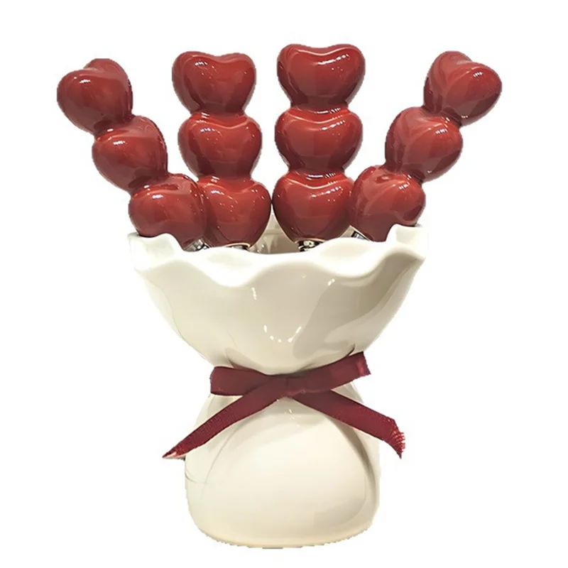 ABDJ-Muchedor de fruta para el hogar, tenedor de postre, estilo moderno para decorar la mesa de comedor para cumpleaños, reuniones familiares