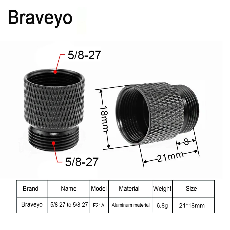 5/8-27ถึง1/4-20 5/8-27ขยายการแปลงสกรูอะลูมินัมอัลลอยไมโครโฟนขาตั้งอะแดปเตอร์อุปกรณ์เสริมสำหรับขาตั้งไมโครโฟน