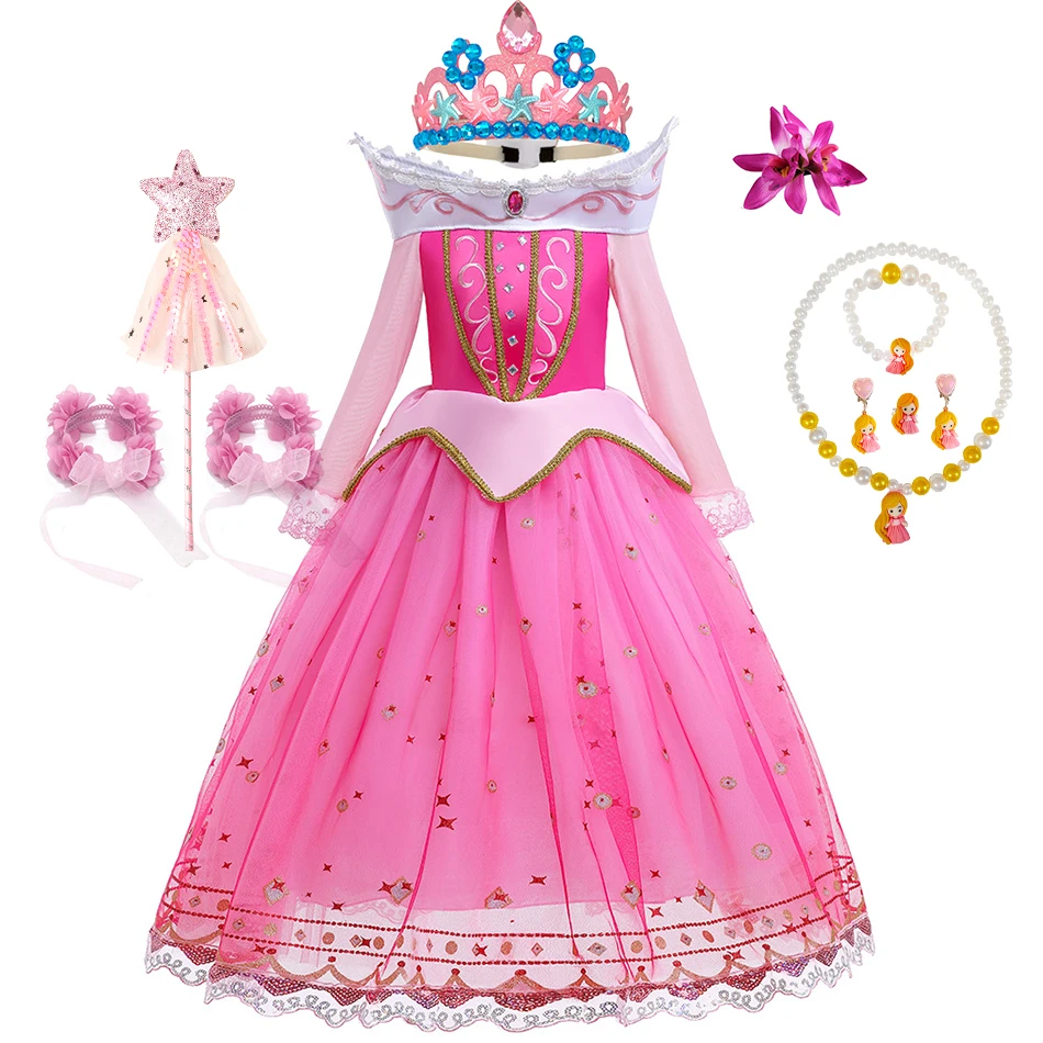 Aurora Dress For Girls Sleeping Beauty Cosplay Costume Children Halloween Carnival Party Princess Clothes Kids Fancy Outfits - AliExpress 1501 Aurora Dress For Girls Sleeping Beauty Cosplay Costume Children Halloween Carnival Party Princess Clothes Kids Fancy Outfits - AliExpress 1501