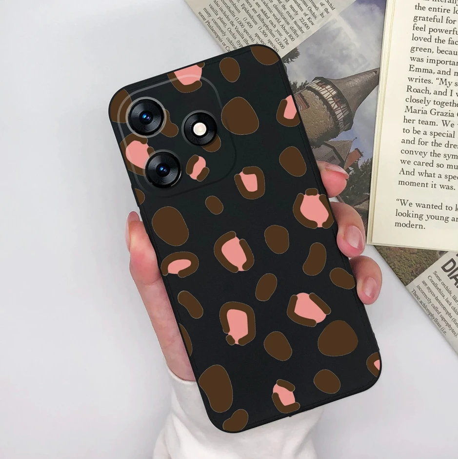 For Tecno Spark 10 Pro 4G Case New Love Heart  Flowers Cartoons Pattern Back Cover For Tecno Spark 10C 10 C High-quality Shell