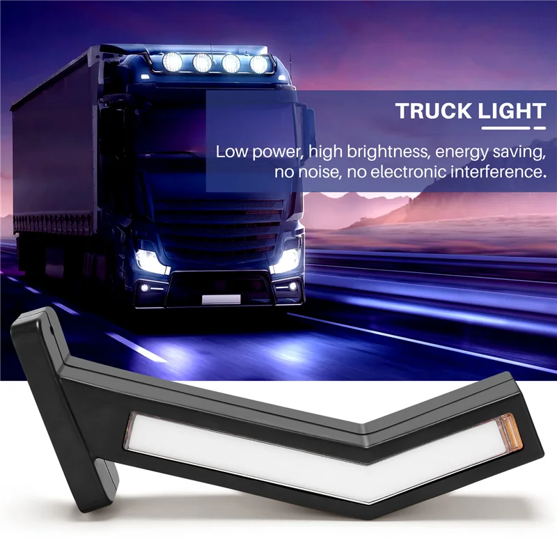 2PCS 33LED Trailer LED Side Marker Lighting Outline Marker Truck Light Van LED Lights for Trailer