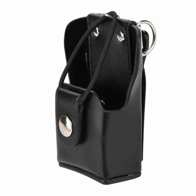 Кожаный чехол для рации Motorola GP328plus/GP338plug/GP344/GP388 с ремешком
