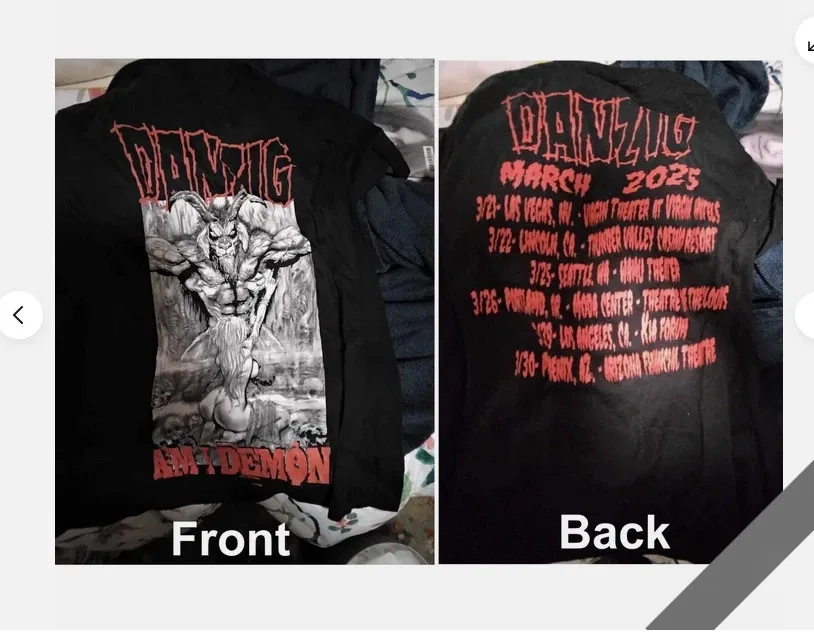 Danzig Tour 2025 Am I Demon T-Shirt