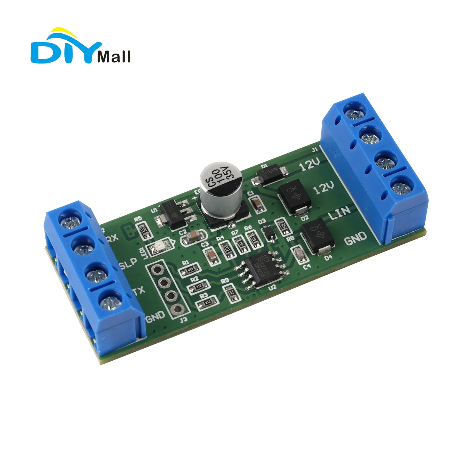 TJA1021 Chip UART to LIN Bus Module for 3.3V/5V MCU Development & LIN Slave Device Debugging