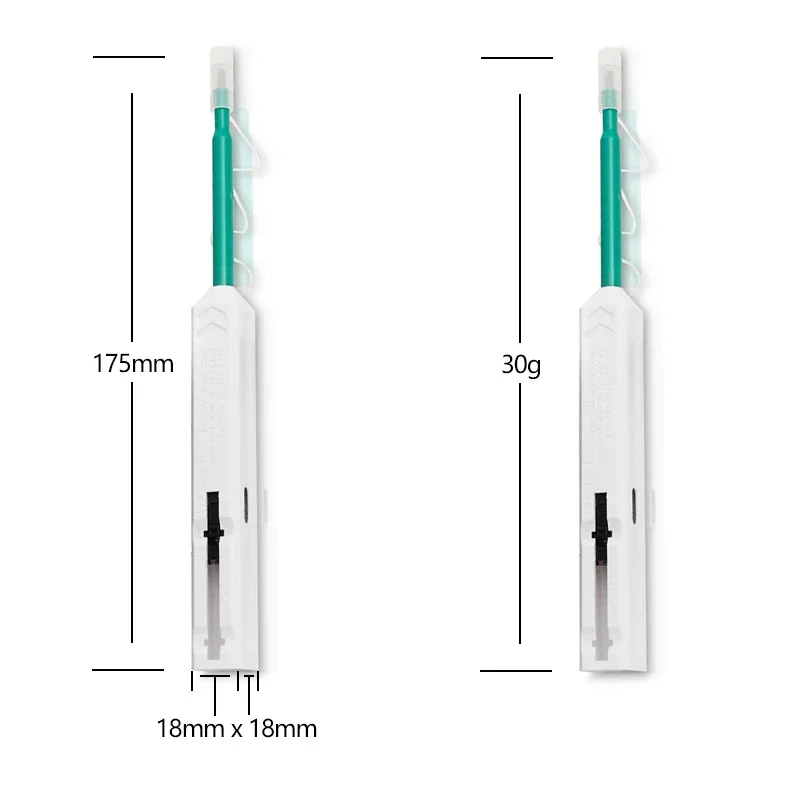 Opt焦点-10個のファイバークリーナーのセット,800回のクリーニングツール,lc sc,1.25 2.5mm,光学アダプター用