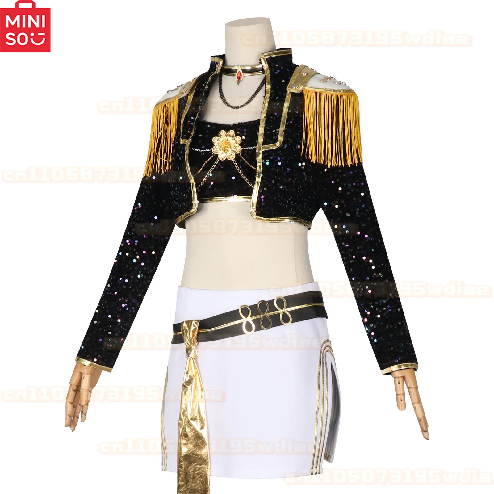 أزياء أطفال شيطان الصيادين من Kpop رومي زوي ميرا التأثيرية للأطفال والبنات ملابس لعب الأدوار بدلة كرنفال الهالوين