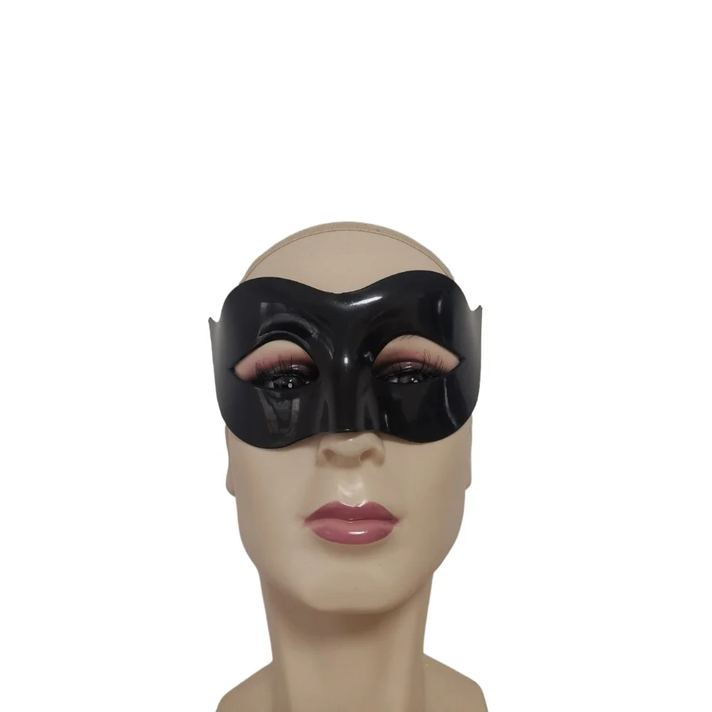 

Black Halloween Masquerade Beautiful Painted Makeup Ball Half Face Fox Mask For Women