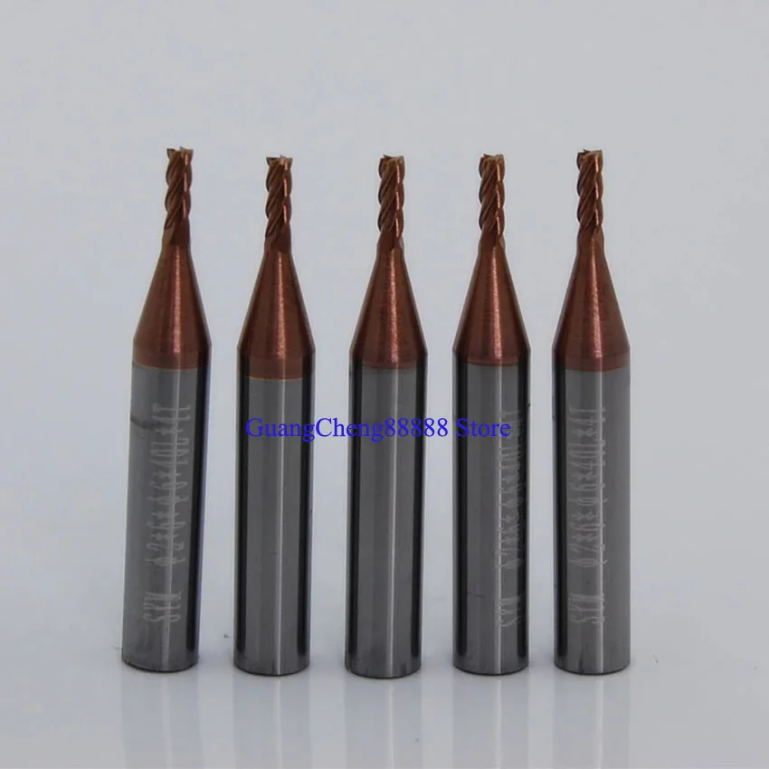 5pcs A5/A7/A9/SEC-E9/E9z/Alpha/Beta End milling cutter in carbide 2.0mm x 6.0mmx40L  Good Quality