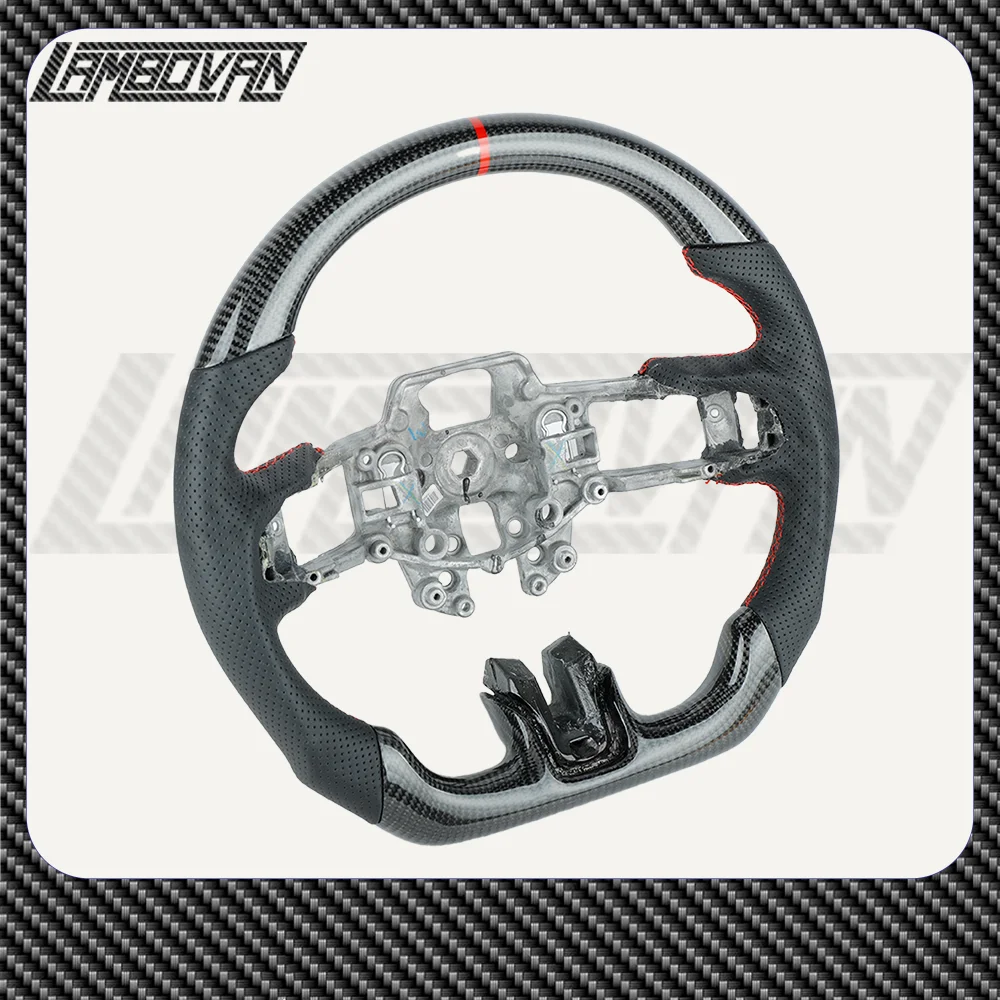 Carbon Fiber Steering Wheel Fit for Ford Mustang GT 2015-2023