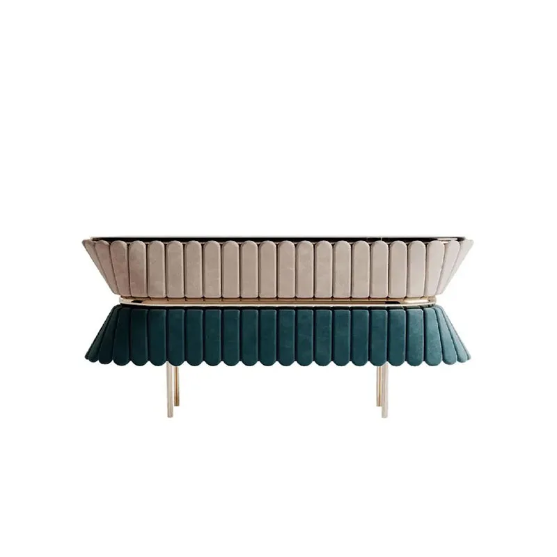 LTT Italian entry entrance table Light luxury high-end view table Modern wall marble entrance table