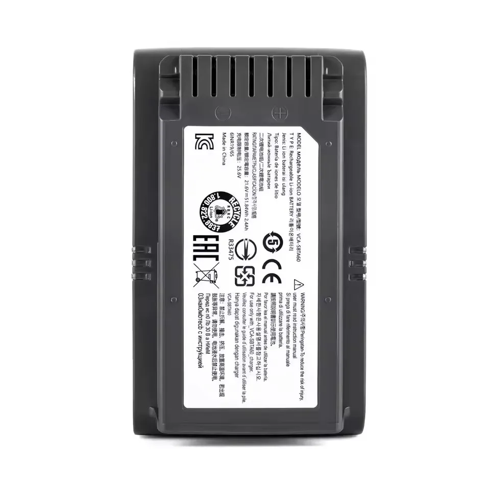 لسامسونج VCA-SBTA60 مكنسة كهربائية بطارية طائرة 60 توربو جيت 75E كاملة VS15A6031R4 VS15A6031R5 VS20B75ACR5 VS20B75ADR5 #3
