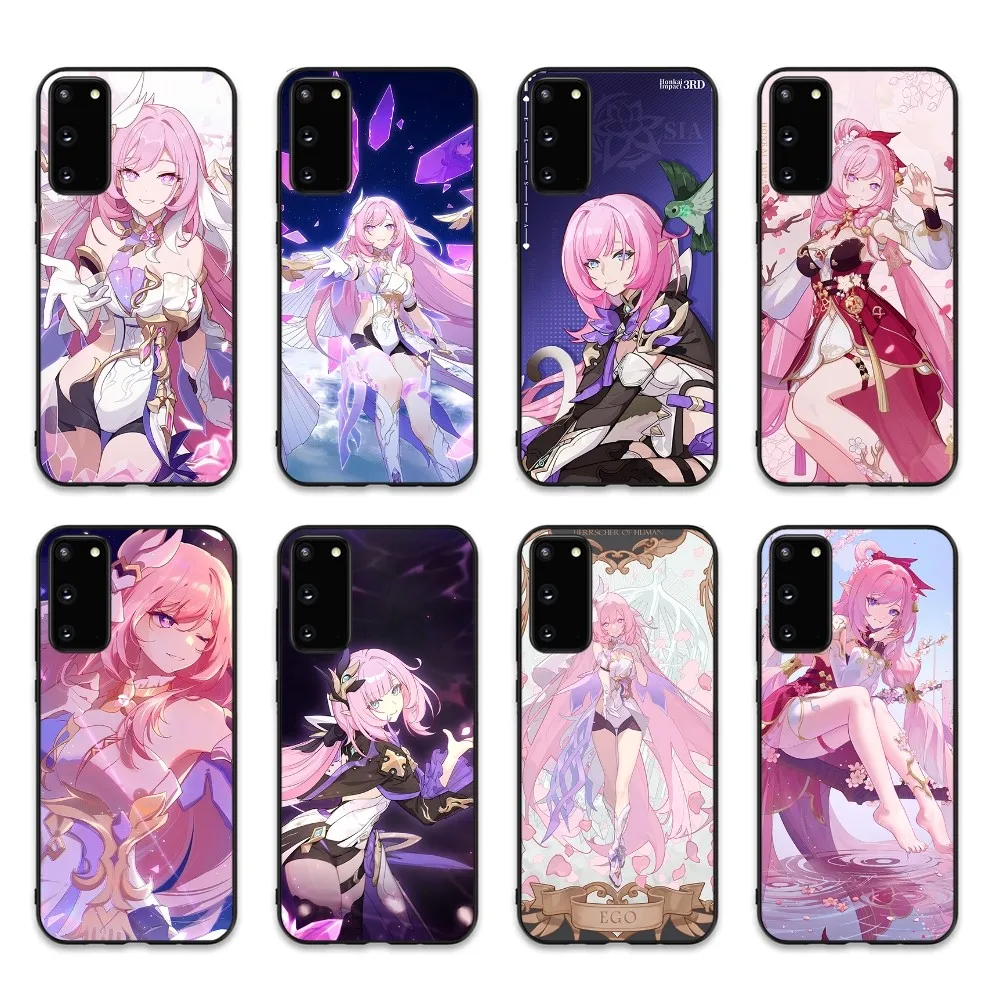 Honkai Elysia Game Phone Case For Samsung S 9 10 20 21 22 23 30 23 24 plus lite Ultra FE S10lite Fundas