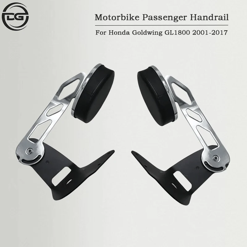 Motorcycle Rear Adjustable Passenger Armrests Accessories Chrome For Honda Goldwing GL1800 GL 1800 2001-2014 2015 2016 2017