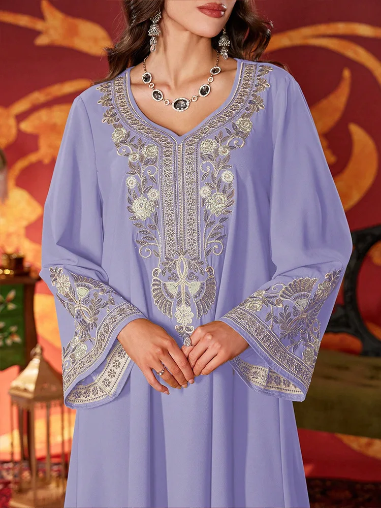 イスラム教徒の女性のためのエレガントなカフタンドレス,十分なイブニングドレス,イード,ラマダン,ジュラバ,ジャラビア,アラビアの服,モロッコのアバヤ