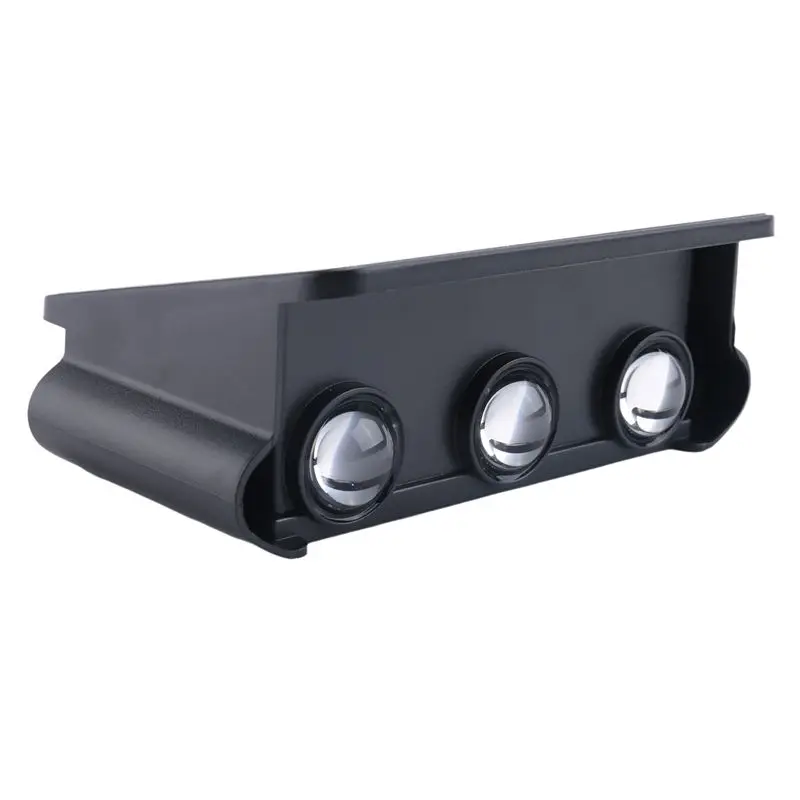 ONCE 1 PCS Solar Wall Light Outdoor Up-Down Lighting LED Lamp Solar Wall Washing Lights For Courtyard Garden 6 Light