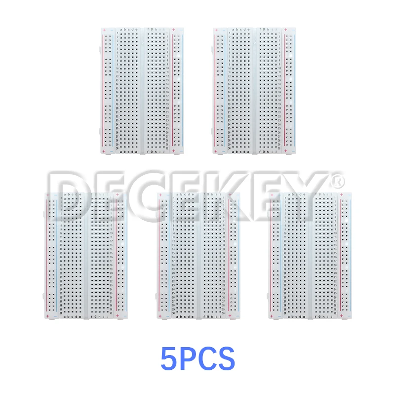 1–10 Stück 400 Verbindungspunkte, lötfreies PCB-Steckbrett, Mini-Universal-Test-Protbrett, DIY-Brotbrett für Bus-Testplatine – Detail 7
