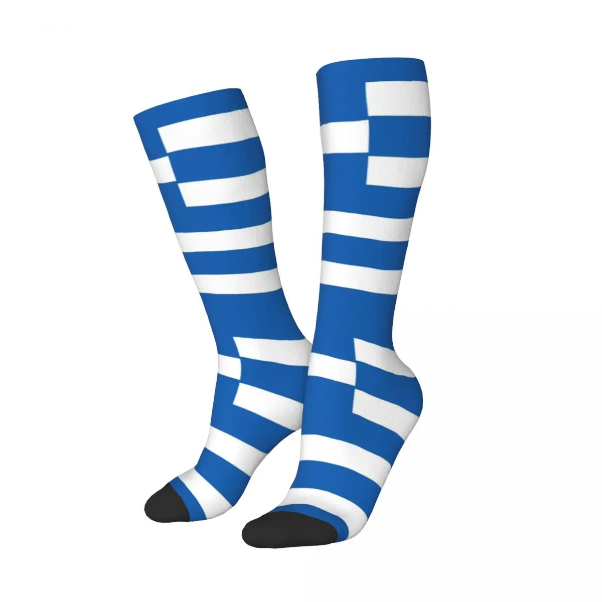 

Greek Flag National Flag Of Greece Socks Harajuku High Quality Stockings All Season Long Socks for Man's Woman's Christmas Gifts