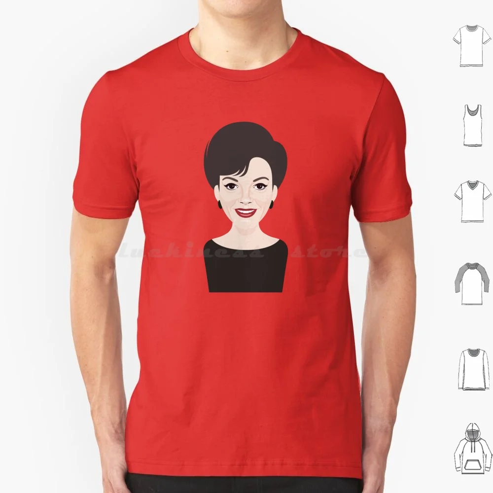 Judy Garland Illustration T Shirt Men Women Kids 6xl Judy Judy Garland Icon Vector Bright Vibrant Graphic Dorothy Mgm Old