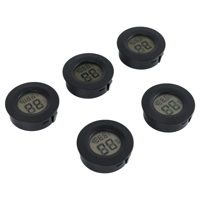 

A15R-5 Pack гигрометр термометр цифровой ЖК-монитор измеритель влажности для увлажнителей осушителей Gre